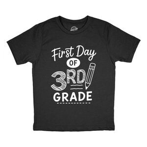 Youth Funny T Shirt First Day Of 3rd Grade School Tee For Kids